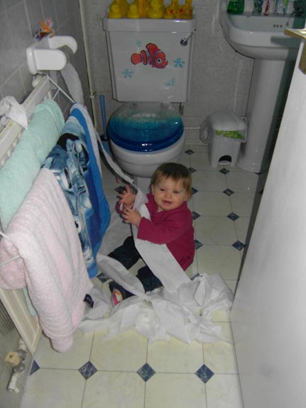 [Fun with loo rolls!]