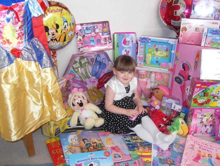 [We may have overdone it with Emma's presents!]