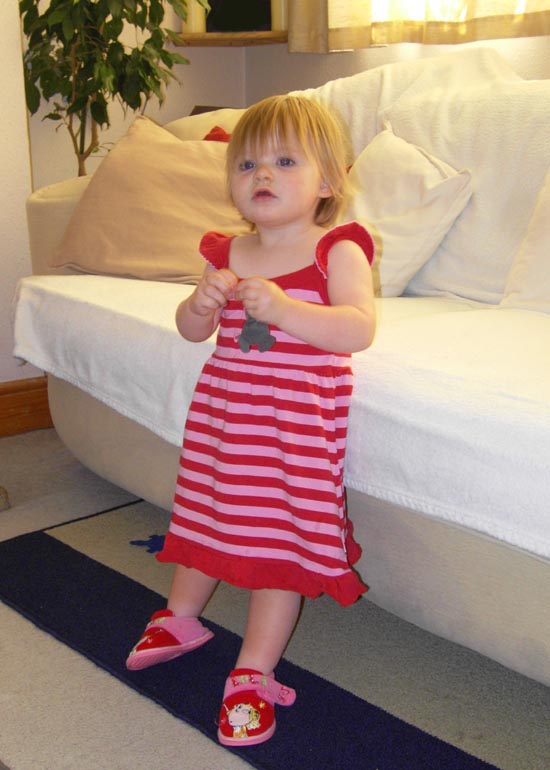 [Stripy Red Dress]