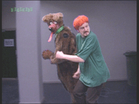 Scooby and Shaggy run for their lives