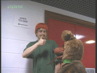 Shaggy and Scooby look for food
