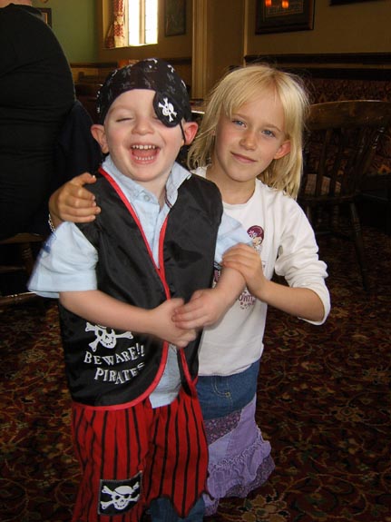 [Pirate Tom and his friend Abigail]