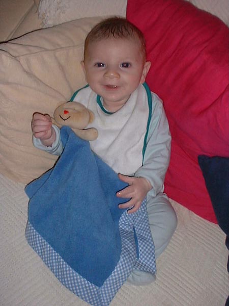 [Tom and his comforter]