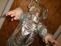 Dressing up: a terrifying Cyberman
