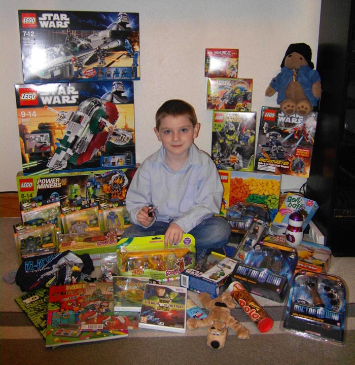 [Tom's Xmas presents]