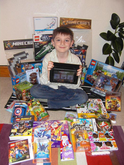 [Tom's Xmas presents]