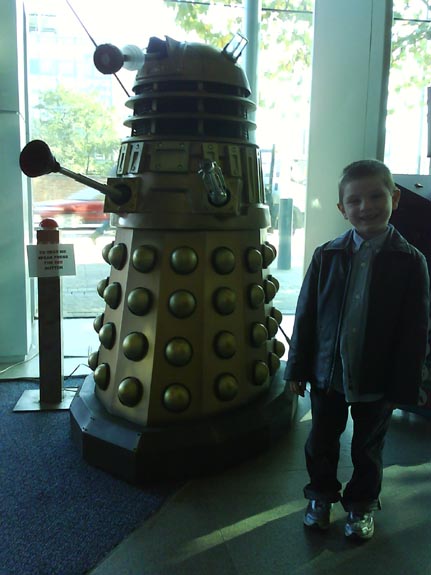 [A visit to the BBC brings an encounter with a deadly foe!]